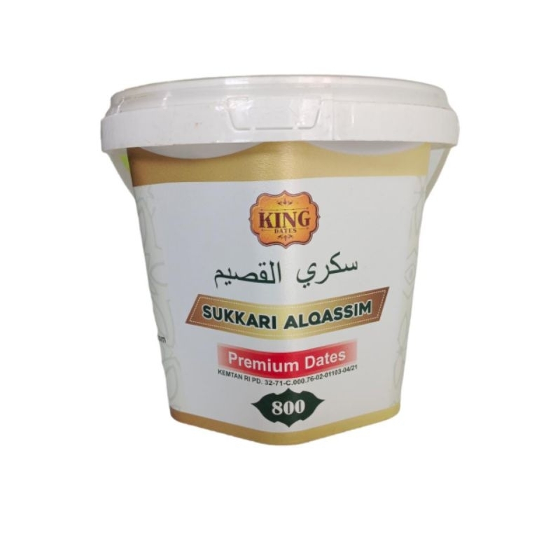 

kurma Sukari Al Qosim ember plastik kemasan 800 grm