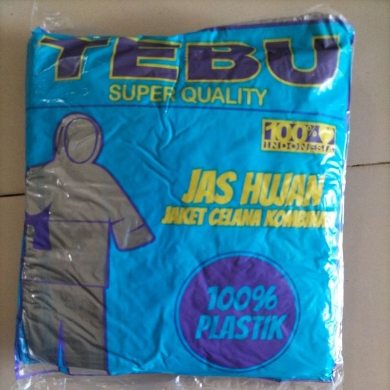 Jas Hujan Beca TEBU Setelan/ baju+celana