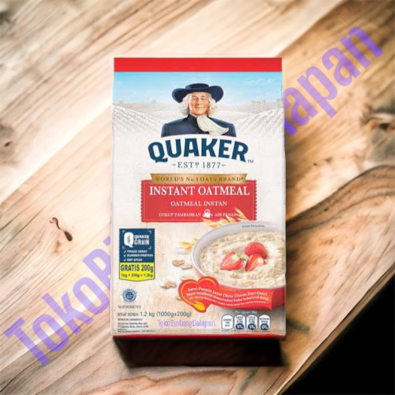 

Oats Quaker Instant 1200g / 1,2kg
