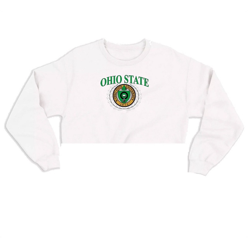 Sweater Crop Wanita OHIO STATE FLeece (LD 110, P 42)