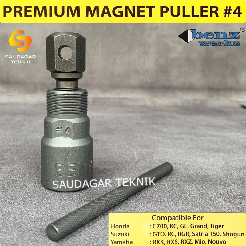 Treker Magnet No 3 No 4 Magnet Puller # 3 # 4 Alat Bengkel Motor