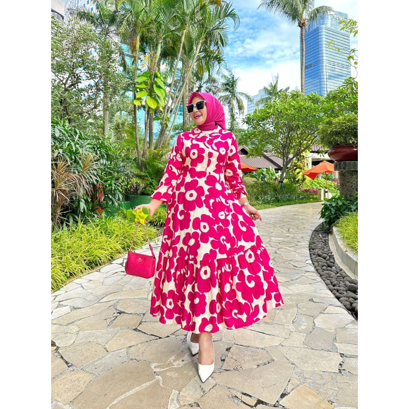 READY DRESS ASTER BY HANASANGKA IRNA GALLERY / GAMIS ASTER