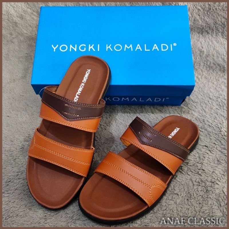 SANDAL PRIA KULIT YONGKI KOMALADI SANDAL KULIT PRIA YONGKI KOMALADI DISKON
