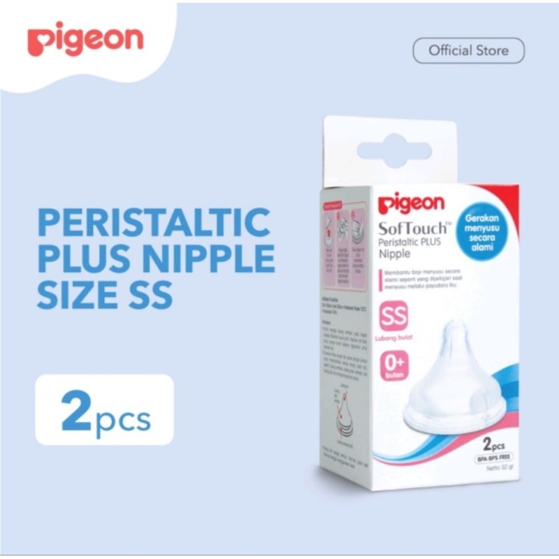 Pigeon Peristaltic Plus Nipple 2pcs