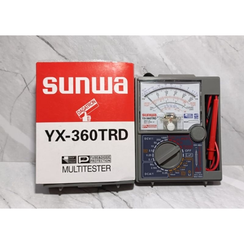 MULTITESTER SUNWA YX-360TRD / Multi tester manual merk Sunwa/ multitester / YX-360TRD