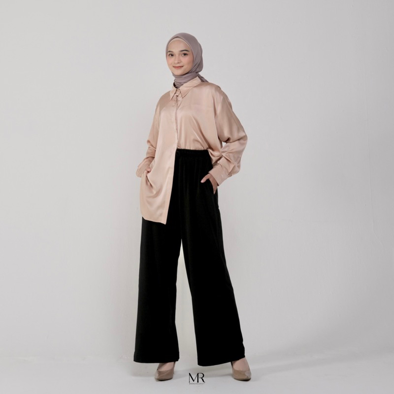 MEERA SILK SHIRT (KEMEJA BASIC, MEWAH &amp; CLASSIC )