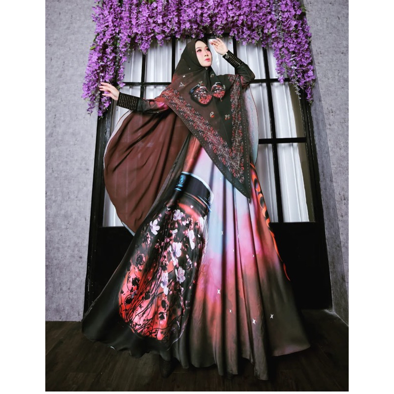 DRESS MAULA PREMIUM SET SYARI’I ORIGINAL BY YODIZEIN SYAR’I