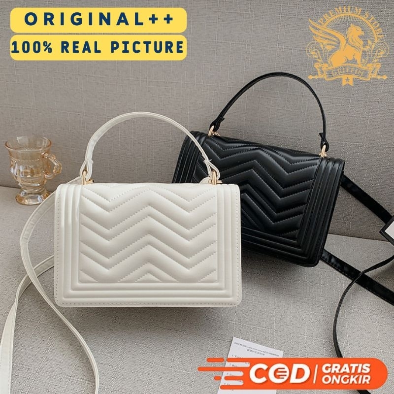 Tas Wanita Slempang kecil Import bertekstur - Tas selempang wanita Korea fashion Kekinian