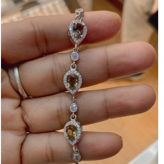 GELANG SILVER 925S ZULTANITE STONE ORIGINAL TURKI || TOKKOE LICENSE