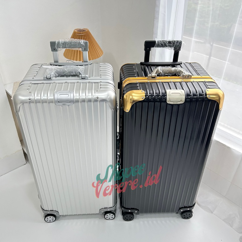 Koper Jumbo Full Aluminium Size Bagasi 30 Inch Travel Umroh TSA Lock Suitcase Trunk