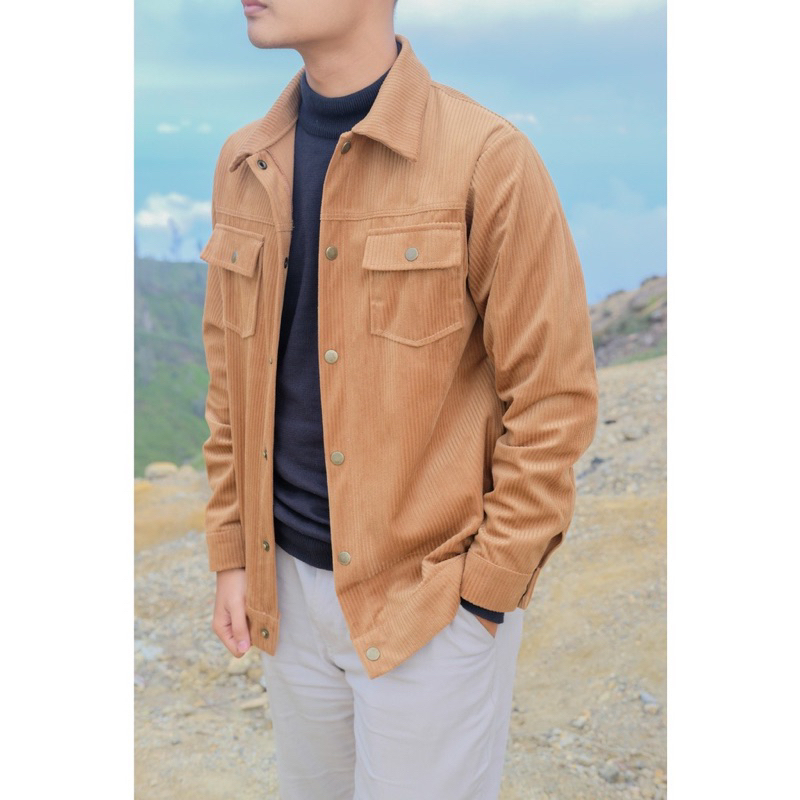 Man’s corduroy jacket (Preloved-Harga beli 170.00)