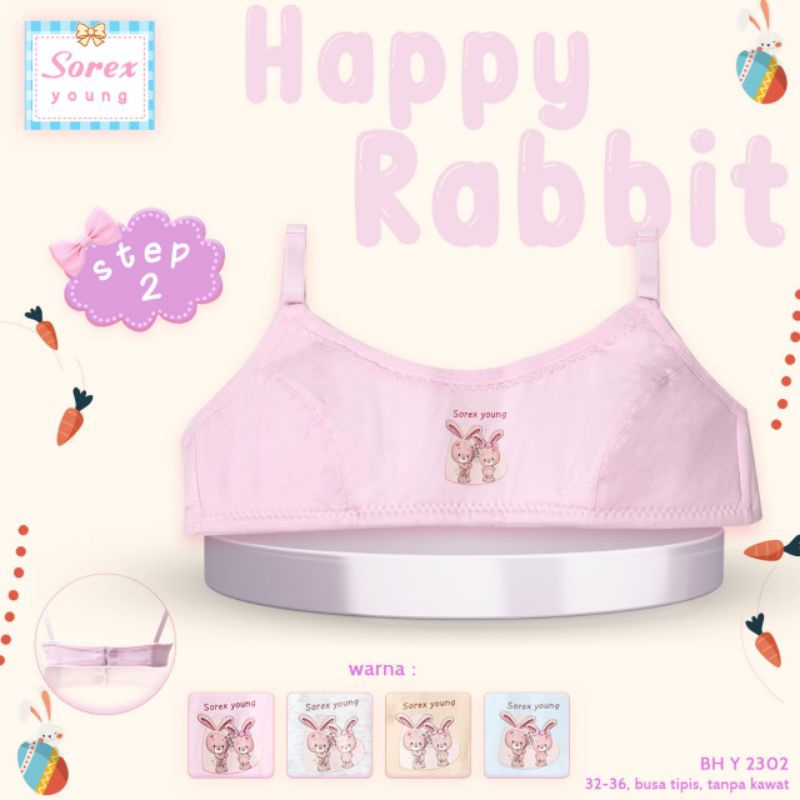 Grosir Bra Remaja Sorex TERLARIS | SOREX YOUNG 2302 motif Rabit