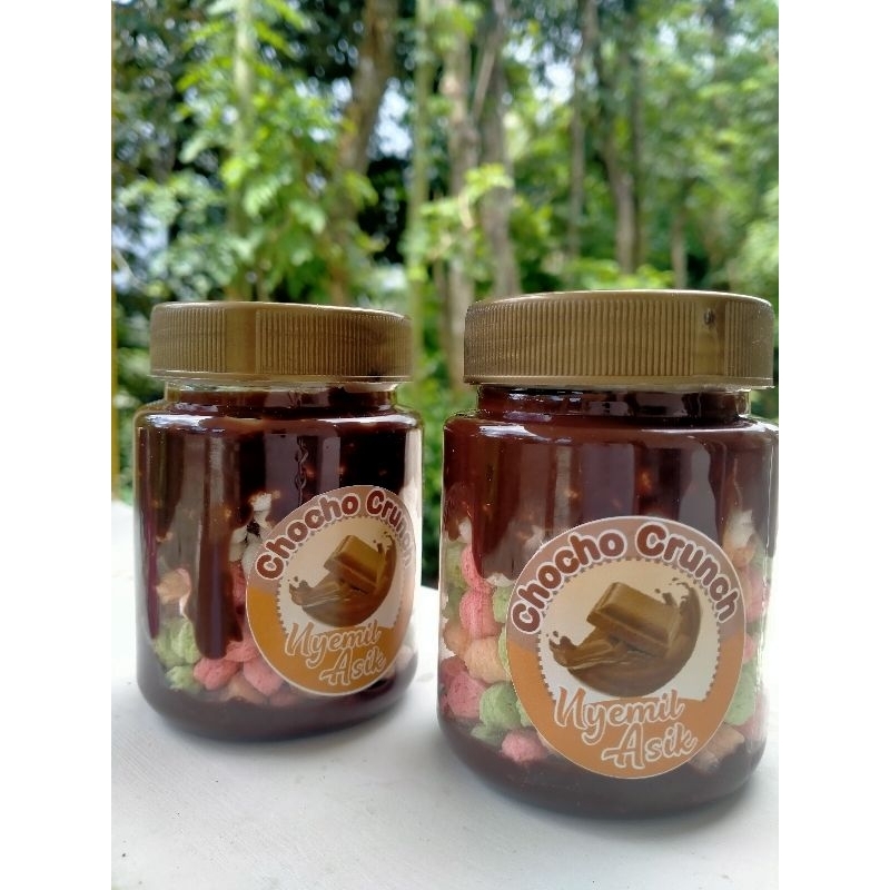 

choco jar choco crispy choco crunch rice crispy coklat lumer botol 200ml