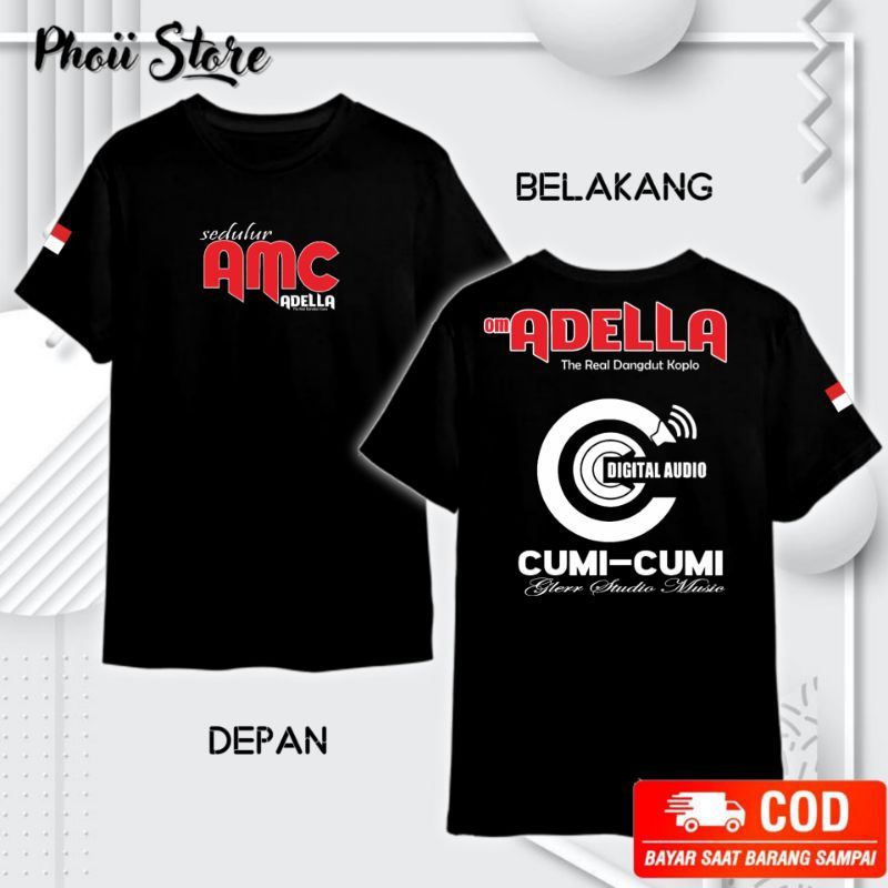 Kaos Baju Lengan Pendek Adella Amc Sound System