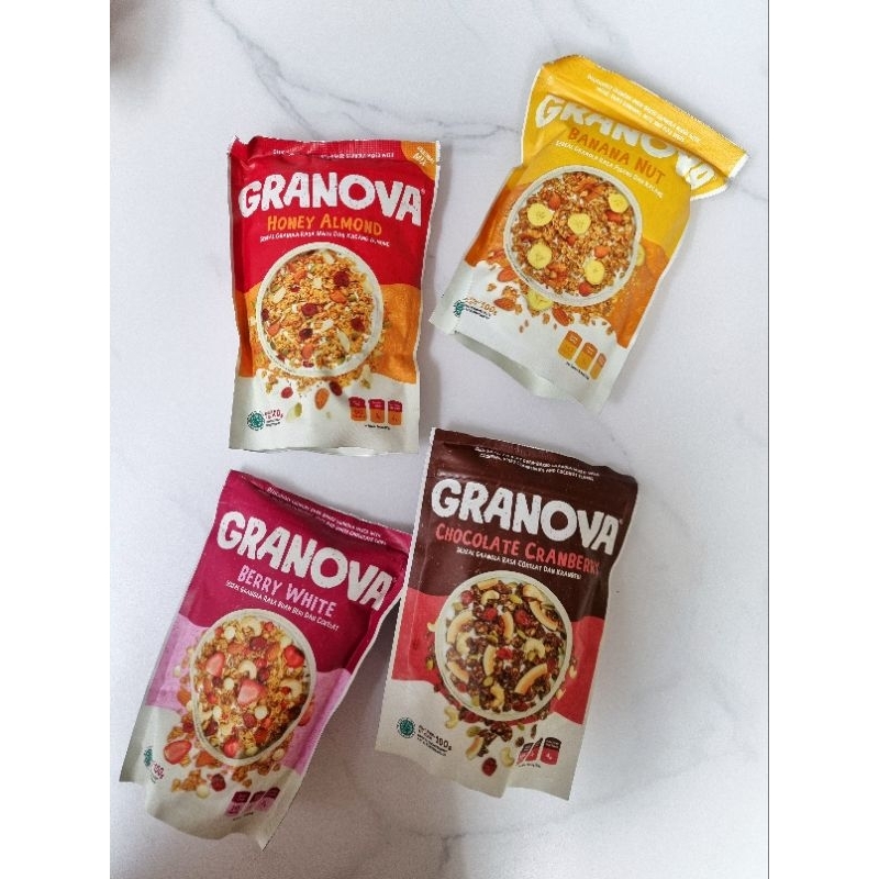 

Granola by Granova 100gr - Sereal Granola, Menu Sarapan Sehat Bergizi