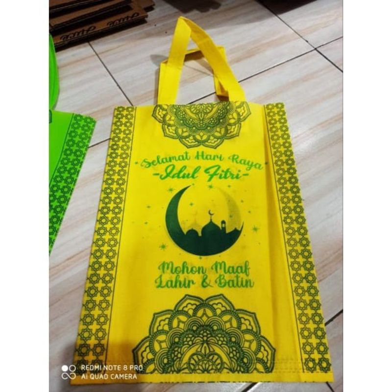 

Tas lebaran.tas idul fitri perpcs ukuran 40x30cm