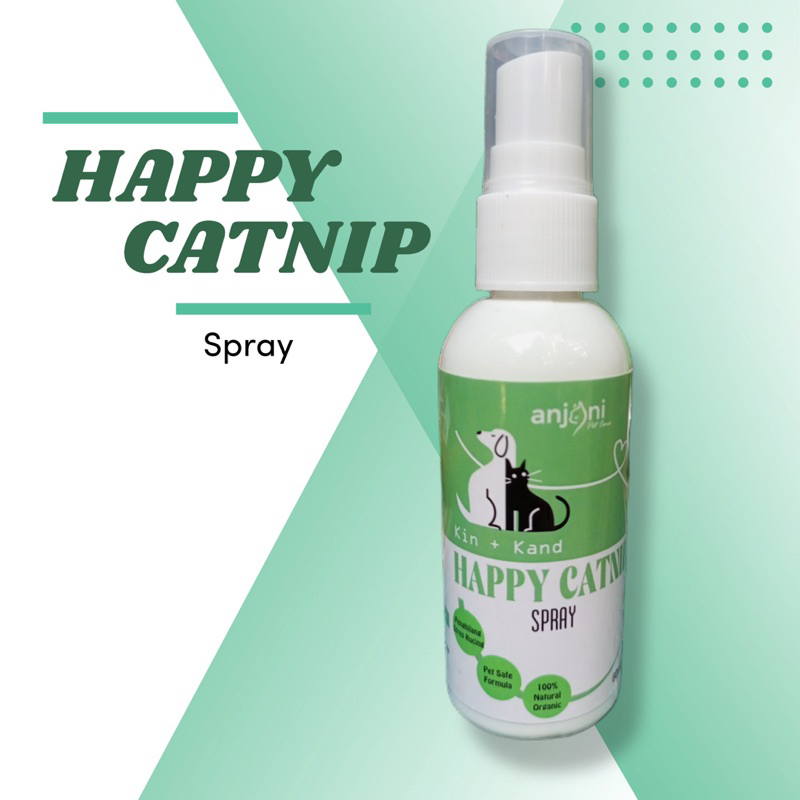 Anjani- HAPPY CATNIP SPRAY penghilang STRES KUCING