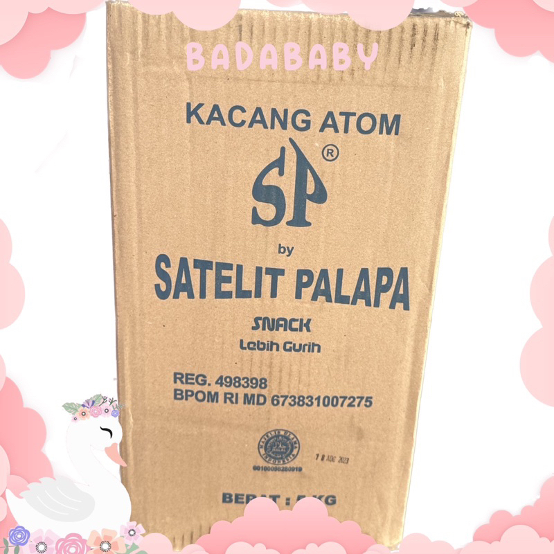 

KACANG ATOM SATELIT PALAPA 1 KARDUS SNACK LEBARAN