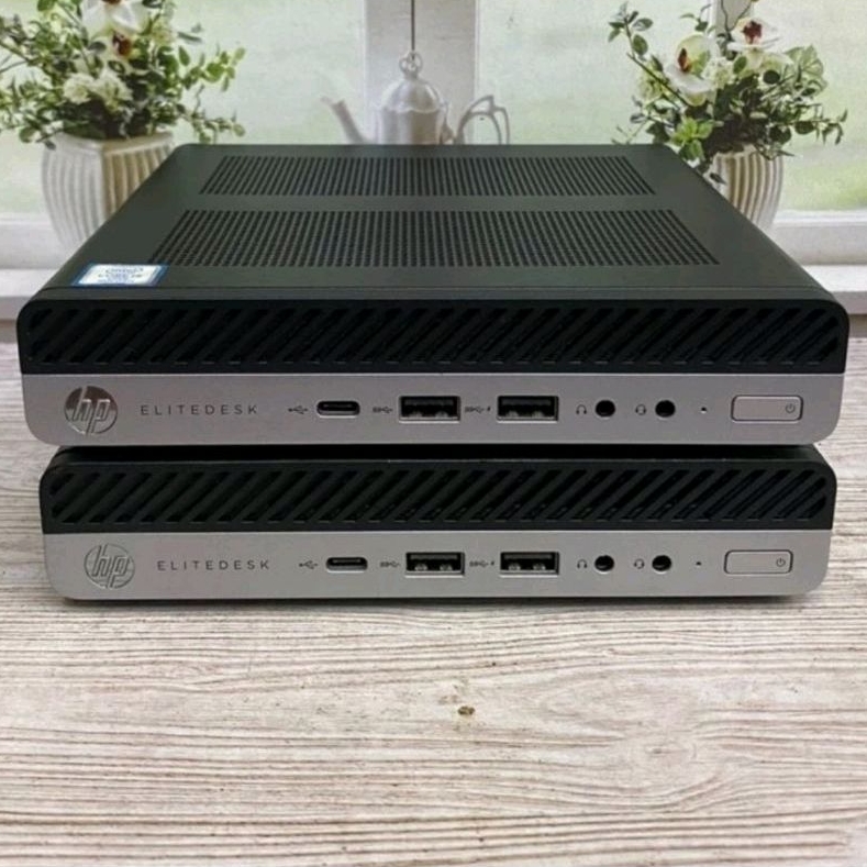 PC MINI HP ELITEDESK 800 G5 GENERASI 9, KOSONGAN, LIKE NEW, ADA GARANSI