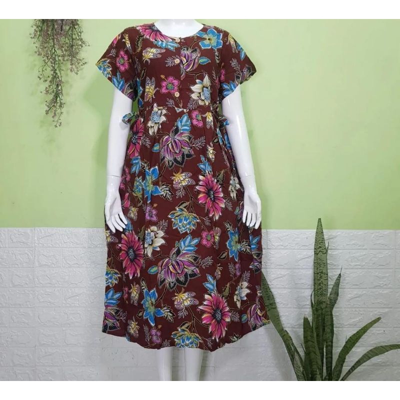 BISA COD GAUN TIDUR DAN SANTAI WANITA TERLARIS ORIGINAL KENCANA UNGU MODEL 47 /  DASTER 4TALI DIPING