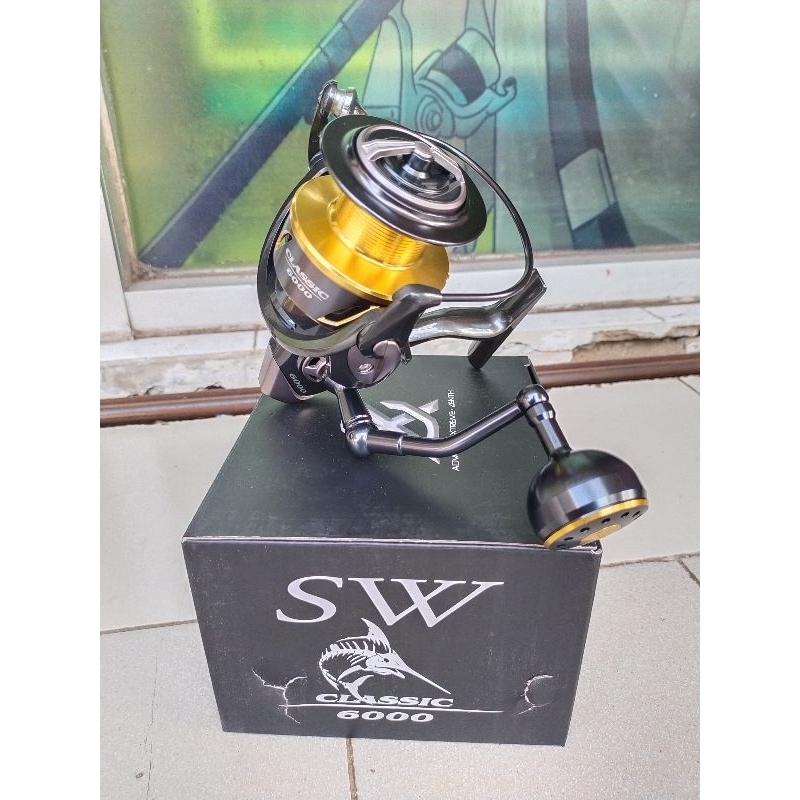 reel AXZ Classic SW 1000 sampai 6000 power handle