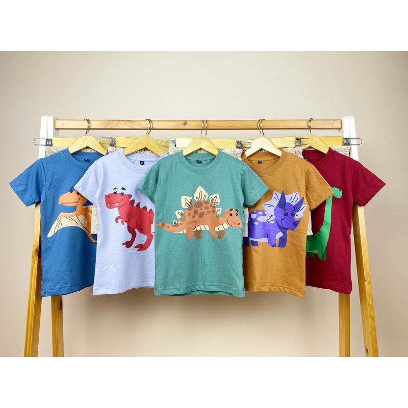 SET DINO Premium / Stelan Pendek Sablon Pineapple Kids Size 1-5