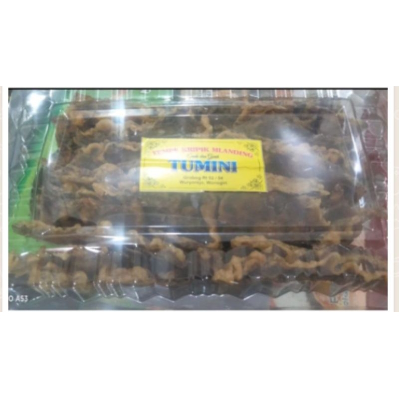 

keripik tempe Mlanding kemasan mika 250 gr