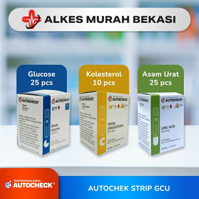 Strip Autocheck / Autocheck Gula / Autocheck Cholesterol / Autocheck Asam Urat / Autocheck