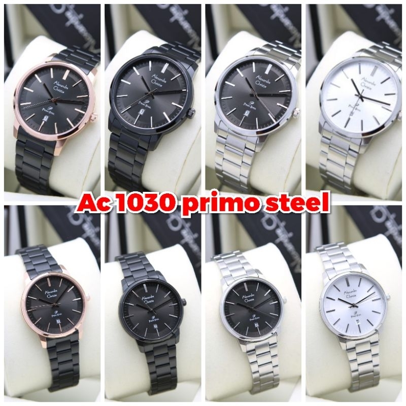 JAMTANGAN ALEXANDRE CHRISTIE AC1030 | AC 1030 PRIMO STEEL ORIGINAL AUTHENTIC