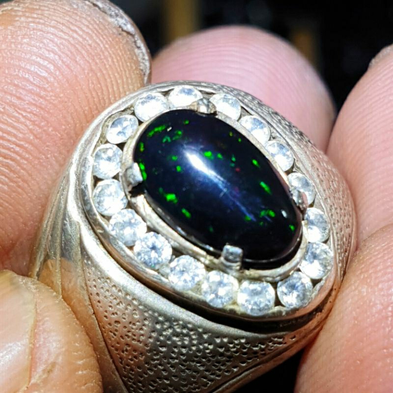 batu kalimaya black opal asli banten jarong jozz