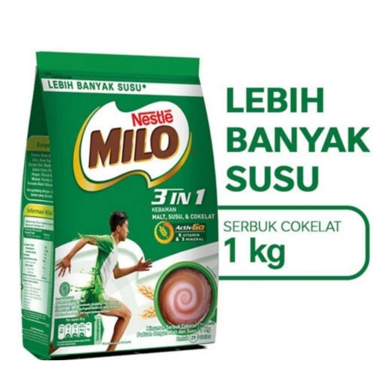 

Milo 3in 1 Activ go 990 gram(Exp.date Februari 2025)