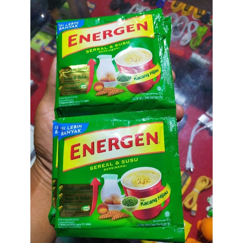 

Energen Sereal Kacang Hijau 35 Gram x 10 Bungkus