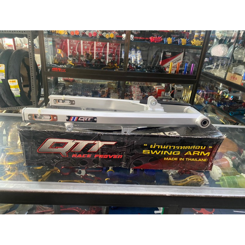 SWING ARM QTT THAILAND SATRIA FU BLUE,SILVER,GOLD