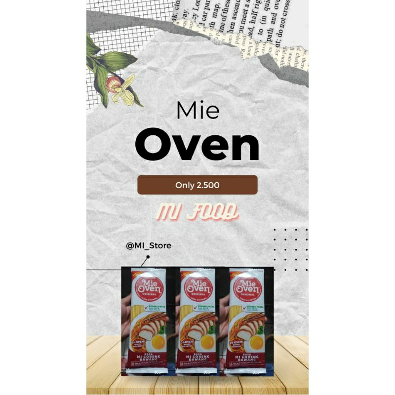 

MIE OVEN MAYORA RASA MIE GORENG BAWANG