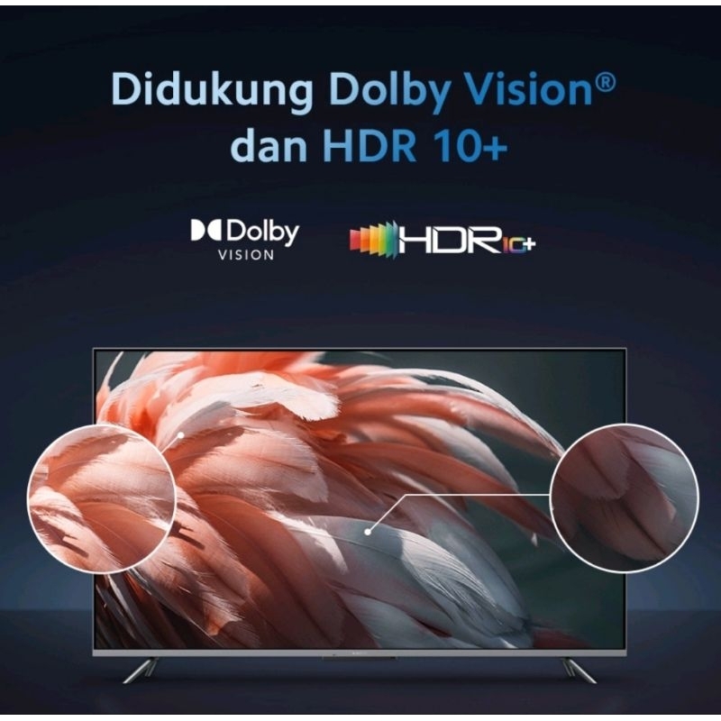 Xiaomi TV Q1E 55 Inch 4K Android TV Digital TV Garansi Resmi