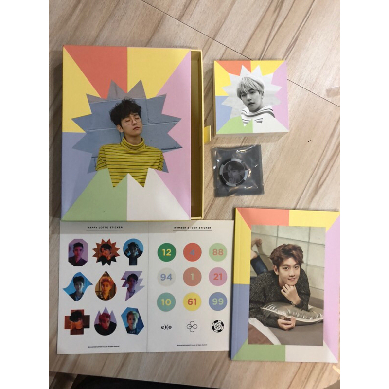 OFFICIAL EXO HAPPY LOTTO BOX (Baekhyun Ver.)