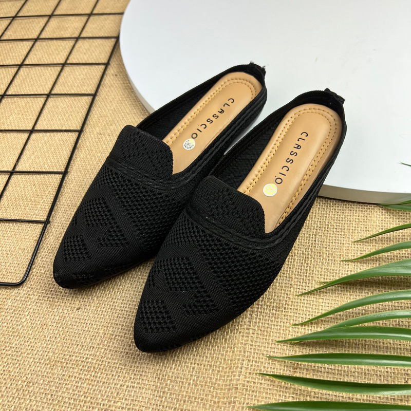 MARASYAFFA - SEPATU FLAT RAJUT WANITA SF 56