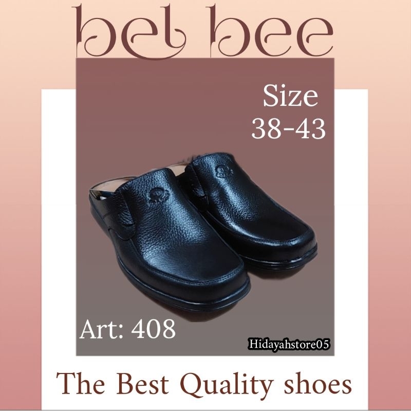 Sepatu Selop Kulit Pria Bustong kulit Pria Sandal Selop Kulit