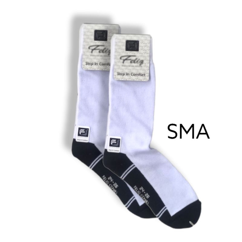 Kaos Kaki anak Sekolah Bahan Polyester SD SMP SMA Panjang