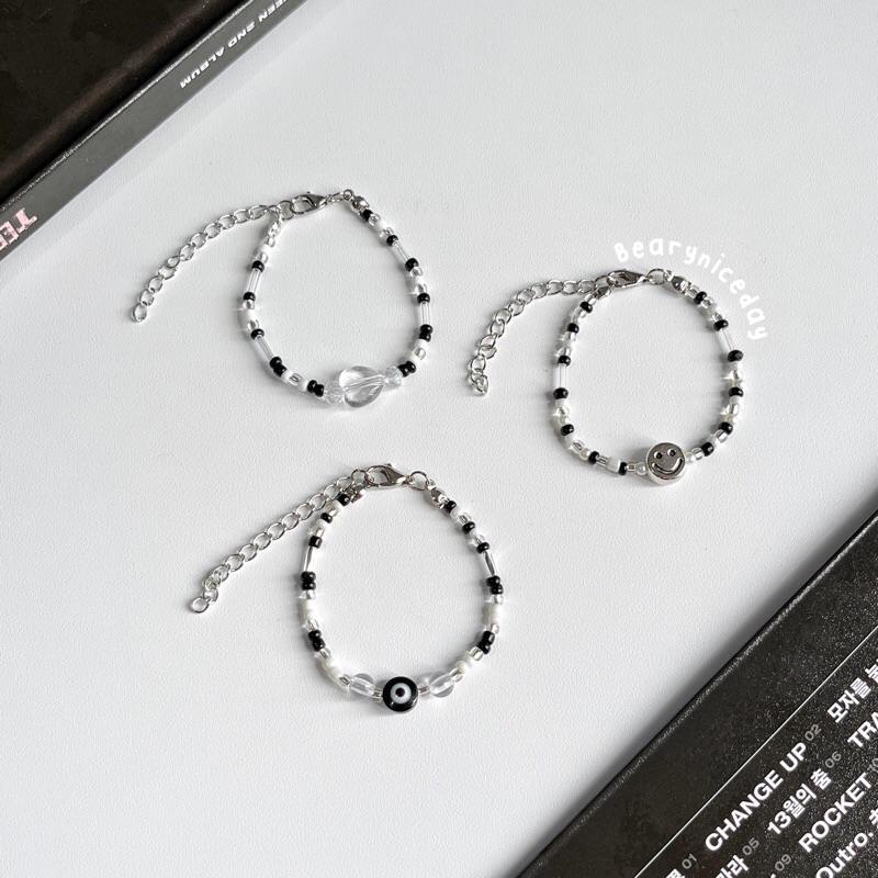 BnW Beads Bracelet | Gelang Manik | Beads Bracelet