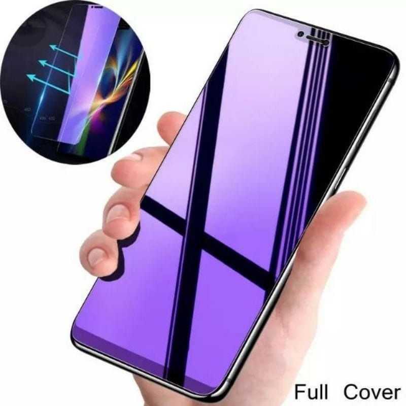 Tempered Glass Blue Light Redmi 7 Full Cover Protector Premium Quality Anti Gores/Tg