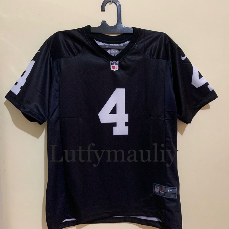 JERSEY NFL AMERICAN FOOTBALL OAKLAND RAIDERS DEREK CARR GRADE ORIGINAL