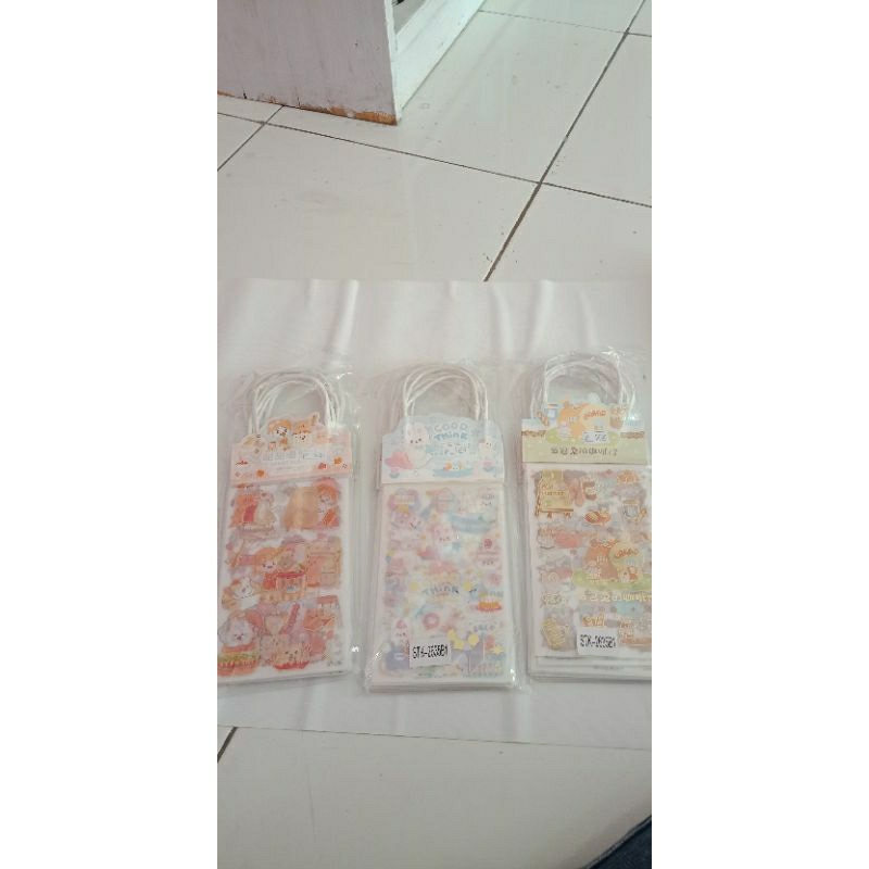 

SET stiker Transparan lucu