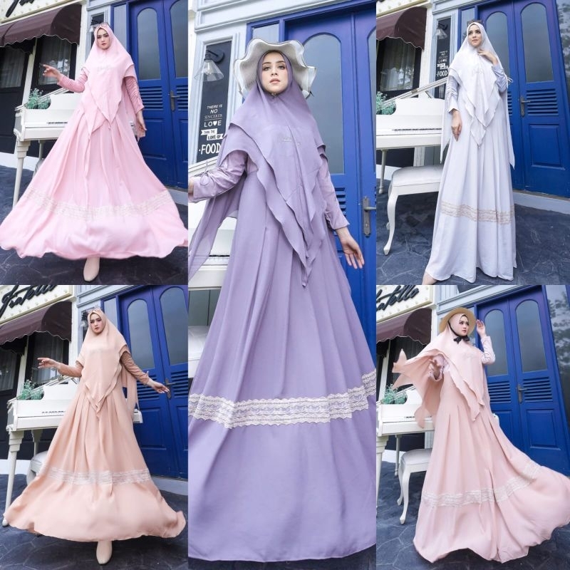 Gamis Kirana Set Syar'i By Viendra