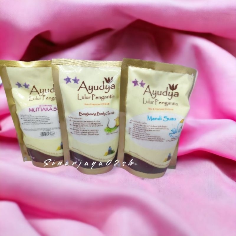 LULUR AYUDYA 300grm LULUR PENGANTIN SCRUB 3 Aroma ORIGINAL BPOM