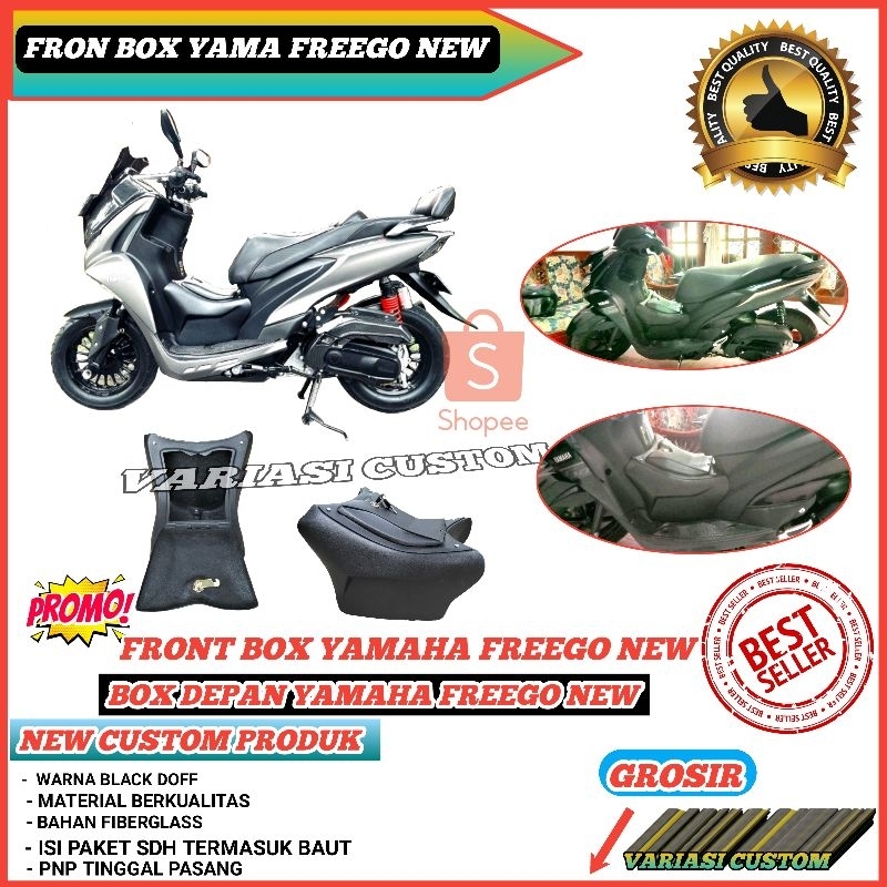 AKSESORIS BOX BAGASI DEPAN TENGAH YAMAHA FREEGO