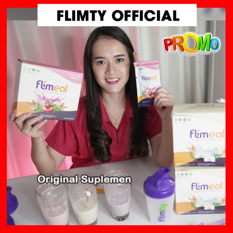 

FLIMEAL 12 sachet Vanilla Strawberry Taro FLIMTY 12sachet Meal Replacement Vanila Strawberi Taro Rasa Baru 600gram 600 gram