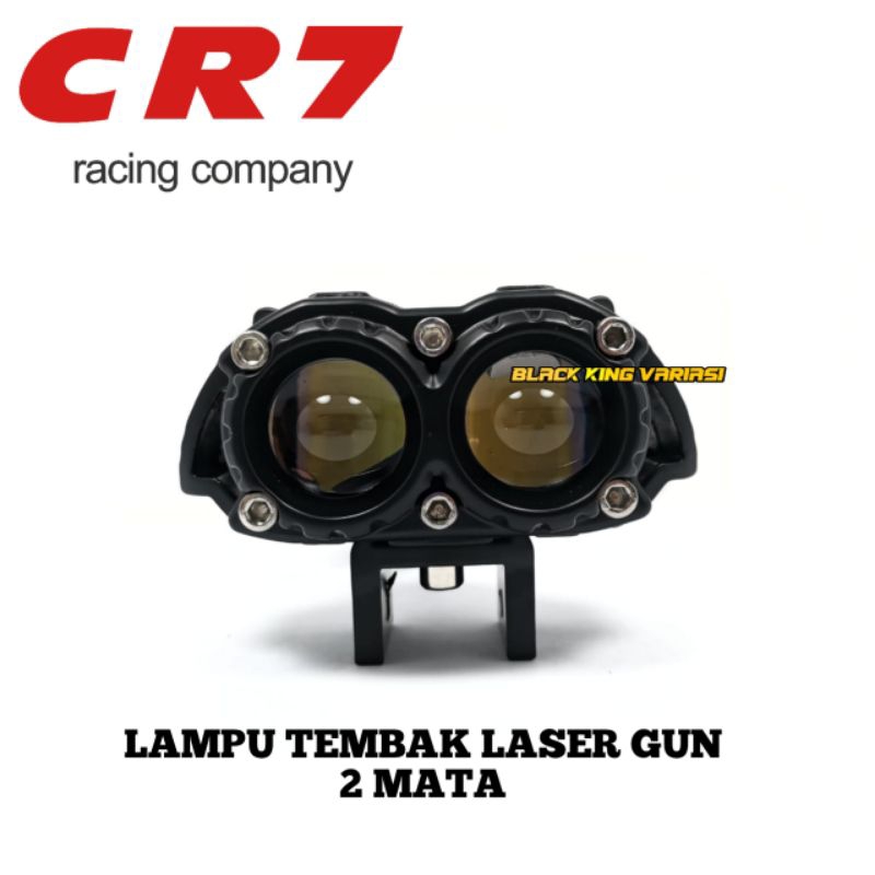 Lampu Tembak Sql 2 Mata Lampu Owl Laser Gun Foglamp CR7 Lampu Sorot SQL Lampu Tembak Laser LED Hi Lo0