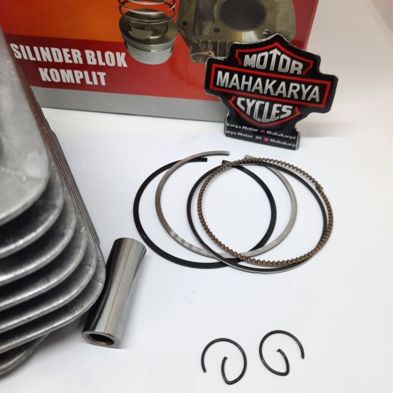 BLOK SEHER BORING PAKET BORE UP MIO J 59MM CYLINDER RACING BLOK MESIN 54P 59MM