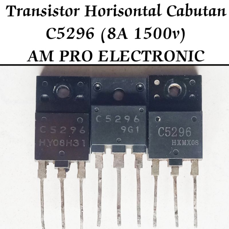 TR C5296 Persamaan C5447 C5547 D1880 Transistor Horisontal Cabutan